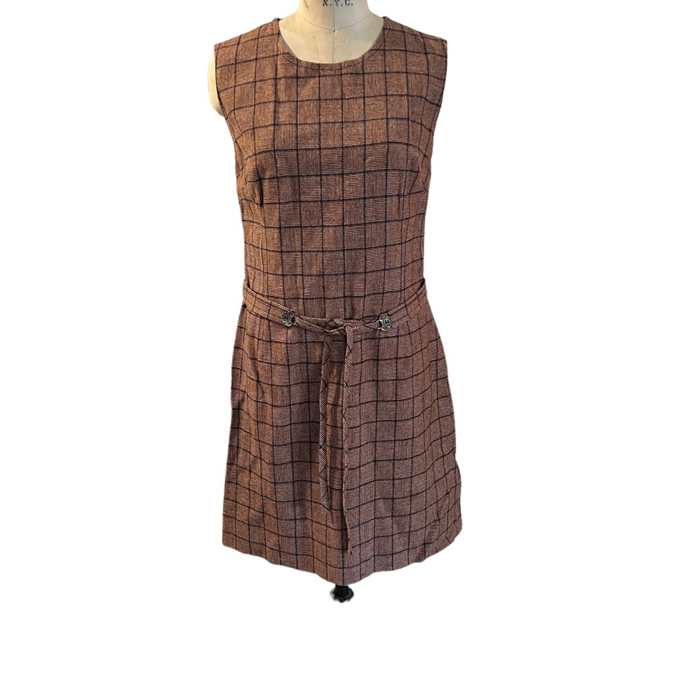 Pendleton plaid wool dress